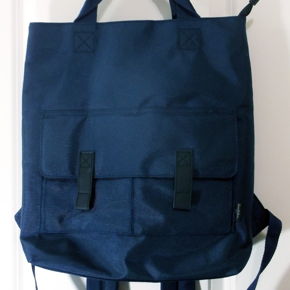 Goodfellow /& Co Navy 3 In 1 Briefcase Backpack